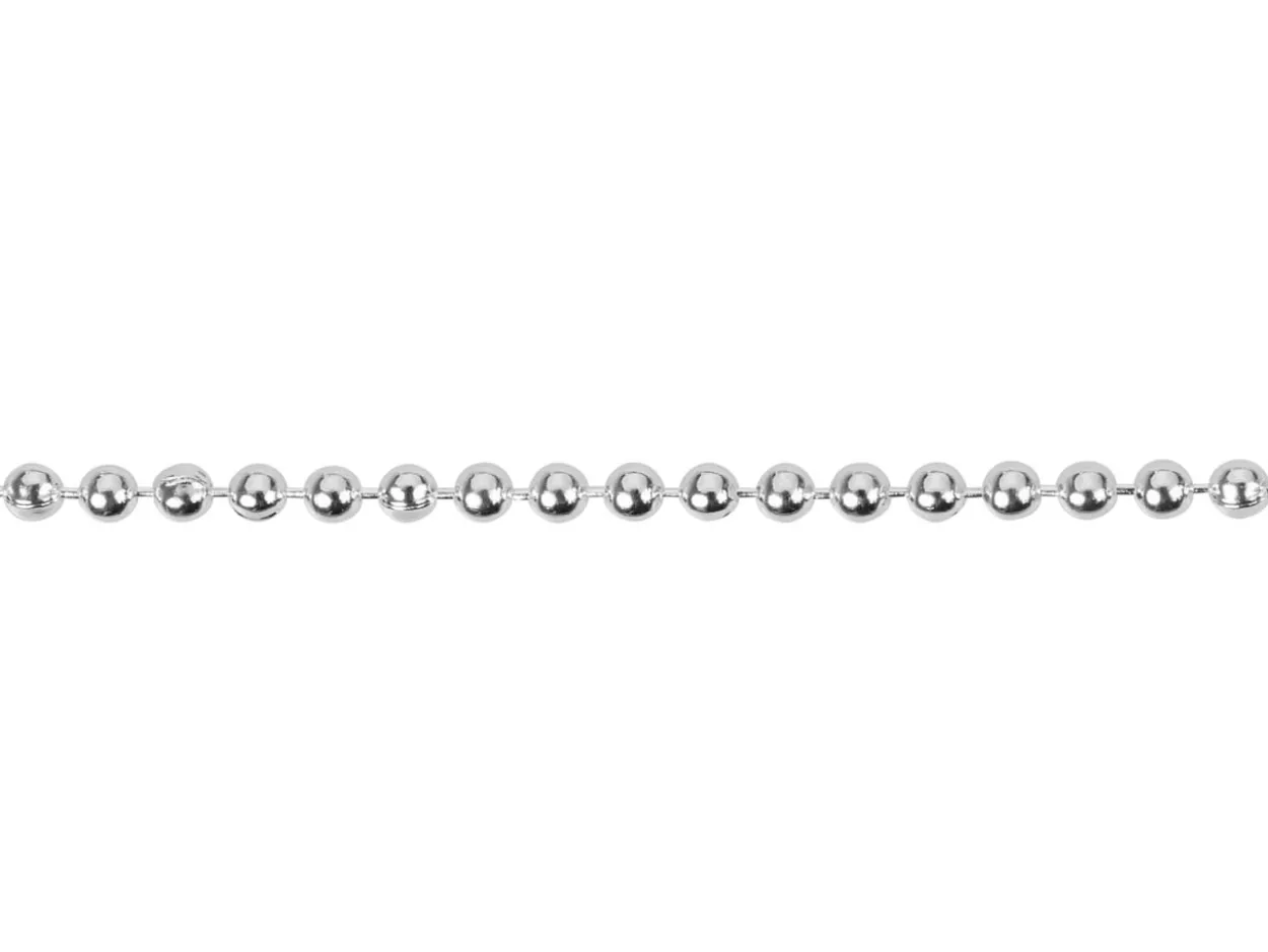 Silver Plated 1.5mm Ball Chain 16"/40cm Unhallmarked