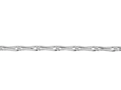 Silver Plated 1.8mm Barleycorn Chain 18