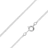 Silver Plated 1.8mm Filed Curb Chain 18"/45cm Unhallmarked