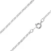 Silver Plated 2.3mm Oval Trace Chain 18"/45cm Unhallmarked