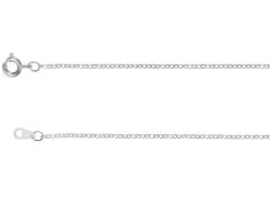 Silver Plated 1.6mm Oval Trace Chain 24"/60cm Unhallmarked