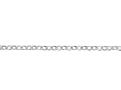 Silver Plated 1.6mm Oval Trace Chain 24