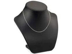 Silver Plated 1.6mm Oval Trace Chain 24