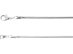 Silver Plated 1.9mm Round Snake Chain 18"/45cm Unhallmarked