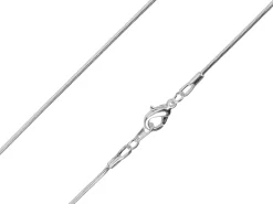 Silver Plated 1.1mm Round Snake Chain 16"/40cm Unhallmarked