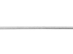 Silver Plated 1.1mm Round Snake Chain 16
