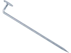 Silver Plated Stick Pins 38mm, 5mm Disc Pack of 10