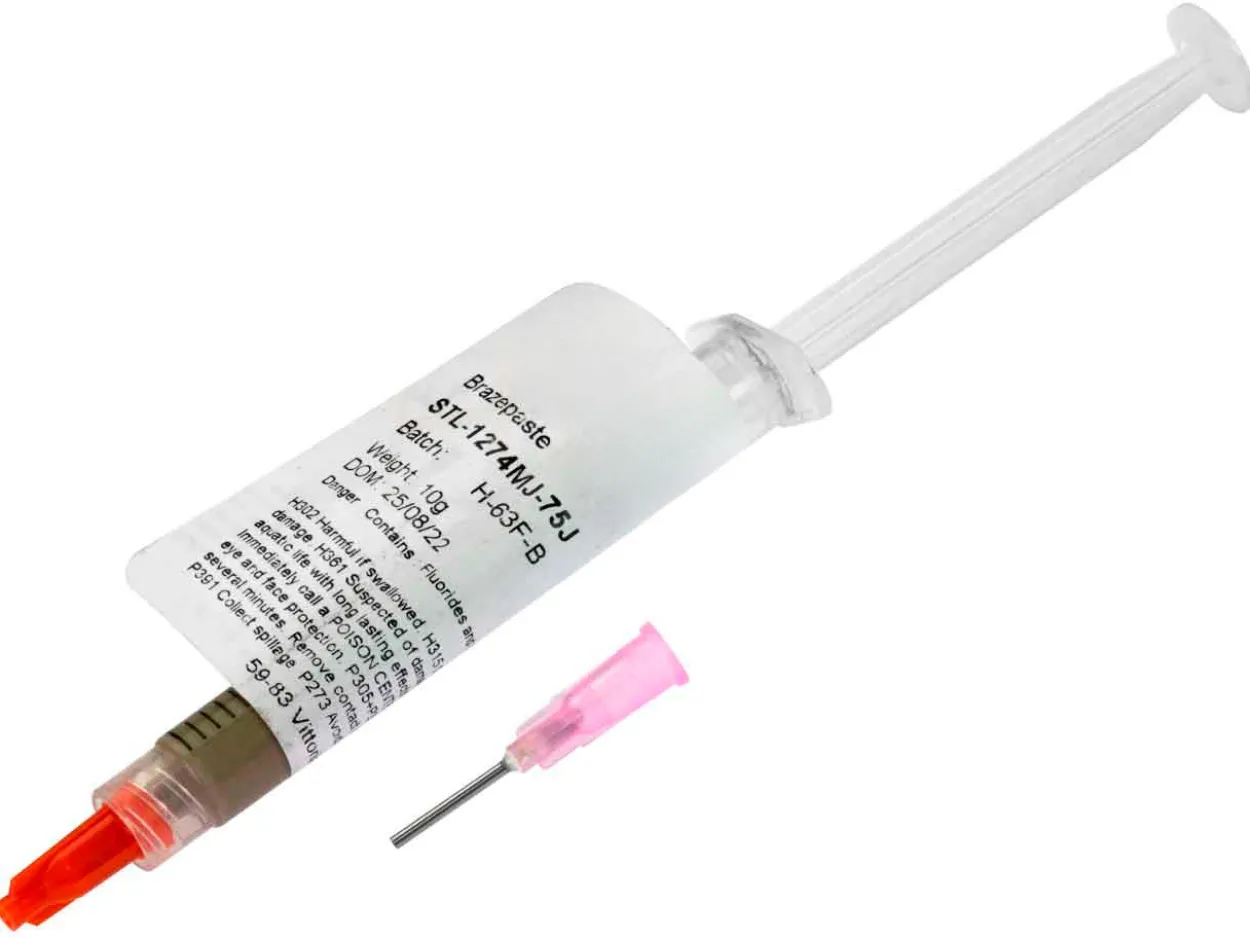 Silver Solder Paste 10g Medium Syringe