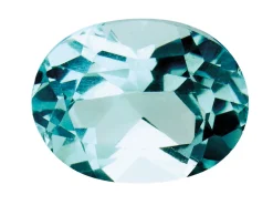Sky Blue Topaz, Oval, 8x6mm, Treated