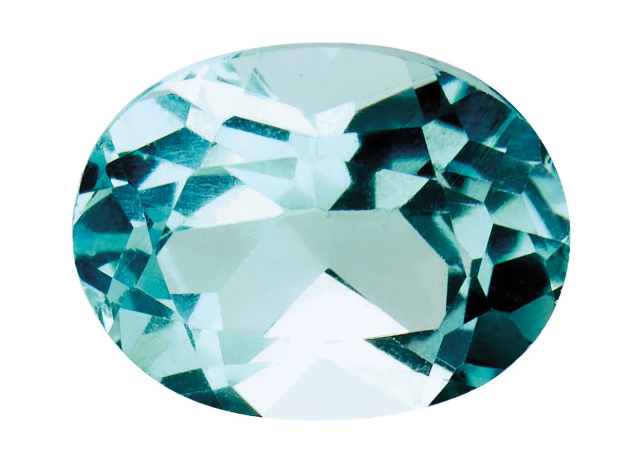 Sky Blue Topaz, Oval, 10x8mm, Treated