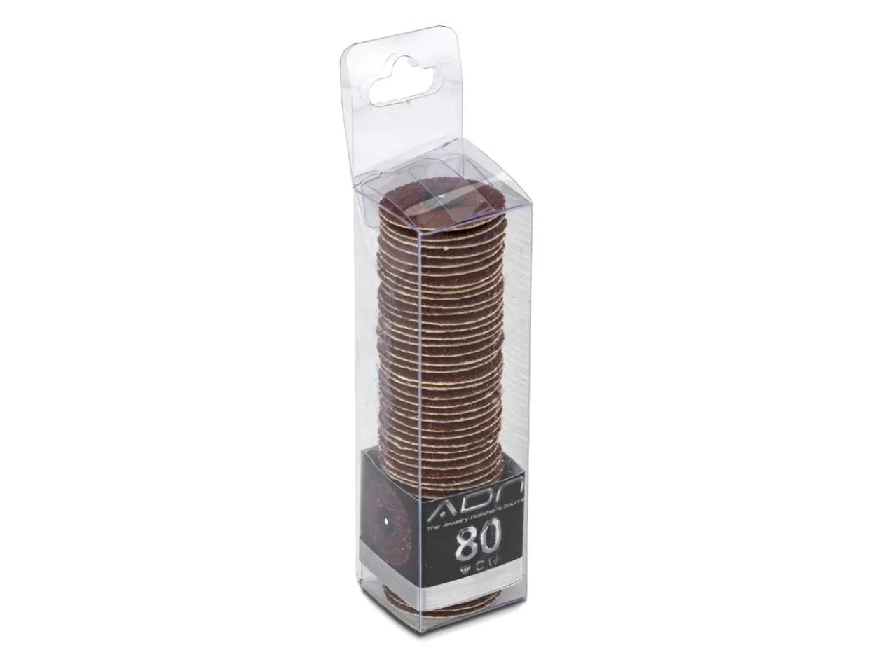 Snap On Emery Disc, Pack of 50 80 Grit