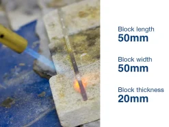 Soldering Block 50 X 50 X 20mm