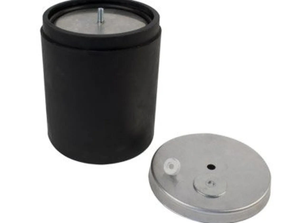 Spare Stone Polishing Barrel With Metal Lid, For Evans Barrelling Units