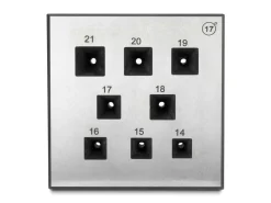Square Bezel Block Large 14.0mm To 21.0mm 17°