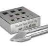 Square Bezel Block 5.0mm To 15.0mm Holes 17°