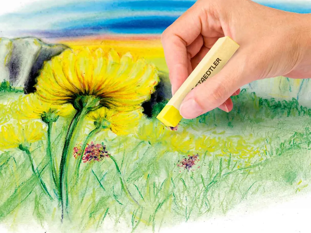 Staedtler Soft Pastel Chalks, Set Of 12 In Assorted Colours