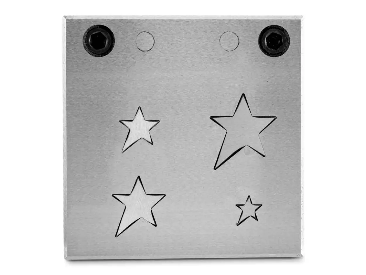 Star Shaped Disc Cutter Set Of 4 From 10mm To 25mm