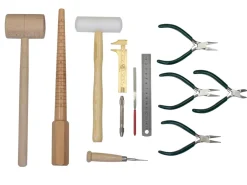 Starter Jewellers Bench Kit, Measuring And Forming, 12 Pieces