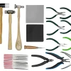 Starter Jewellers Bench Kit, Planishing And Forming, 17 Pieces