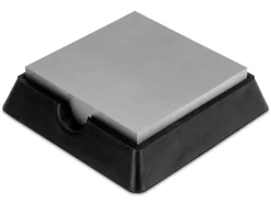 Steel Bench Block With Rubber, 101mm X 101mm