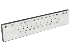 Steel Round Drawplate, 0.3mm - 2.0mm, 31 Hole