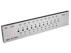 Steel Round Drawplate, 0.5mm - 3.0mm, 31 Hole