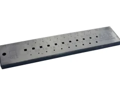 Steel Square Drawplate, 0.5mm - 3.0mm, 31 Hole