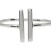 Sterling Silver Adjustable Bar Design Ring