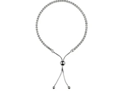 Sterling Silver Adjustable Ball Clasp And Snake Chain Component