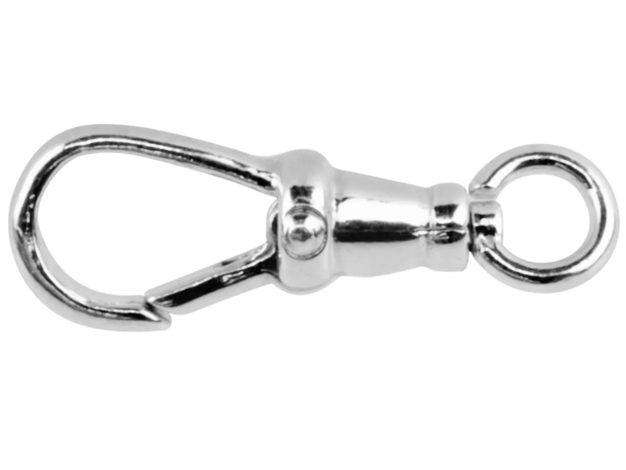 Sterling Silver Albert Swivel 23mm Open Ring