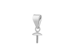 Sterling Silver Bail With 3mm Thread Cup
