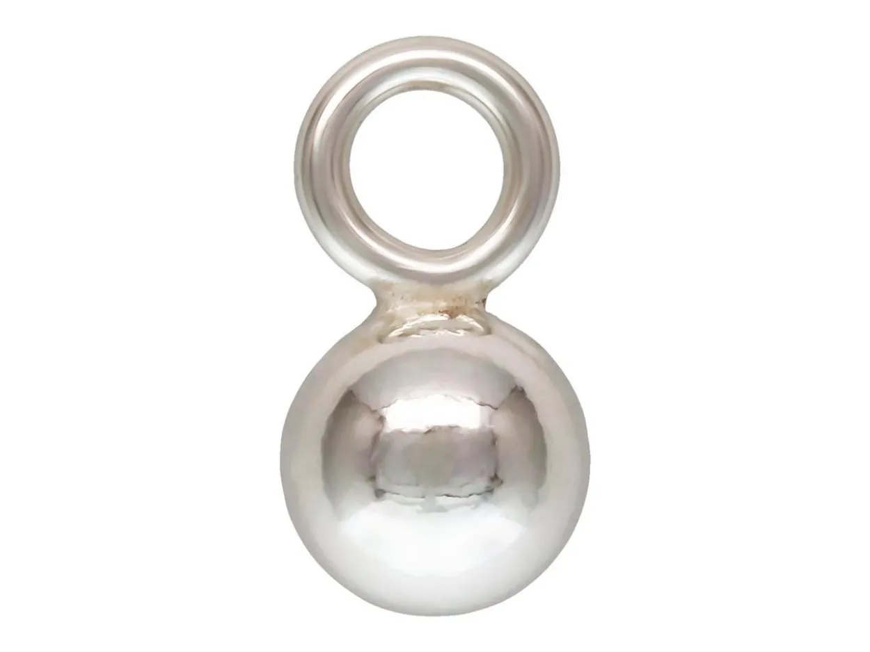 Sterling Silver Ball Drop 3mm