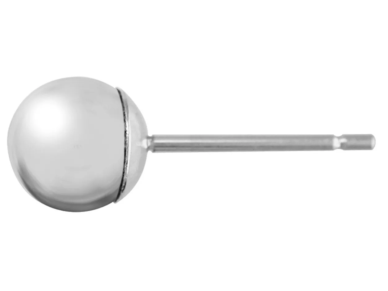 Sterling Silver Ball Stud Earrings 3mm Pack of 10