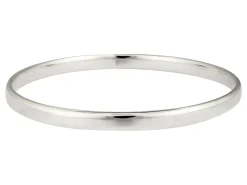 Sterling Silver Bangle 5.4mm Wide Hallmarked