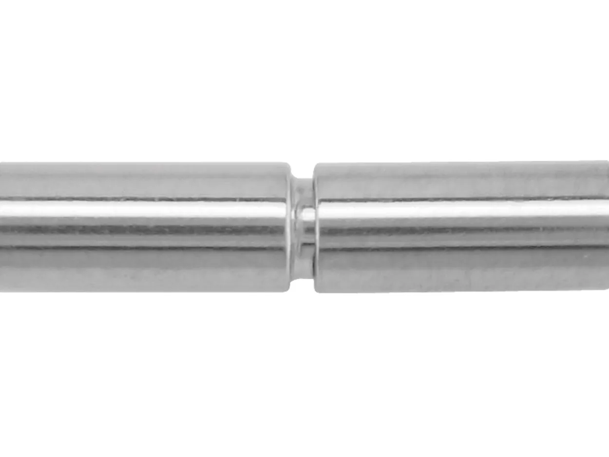Sterling Silver Bayonet Clasp 5.5mm Od, With A Push And Twist Action