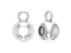 Sterling Silver Bead Bail 6mm Pack of 10