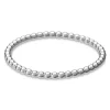 Sterling Silver Beaded Ring 1.5mm Size O