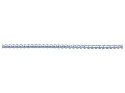 Sterling Silver Beaded Wire 2mm