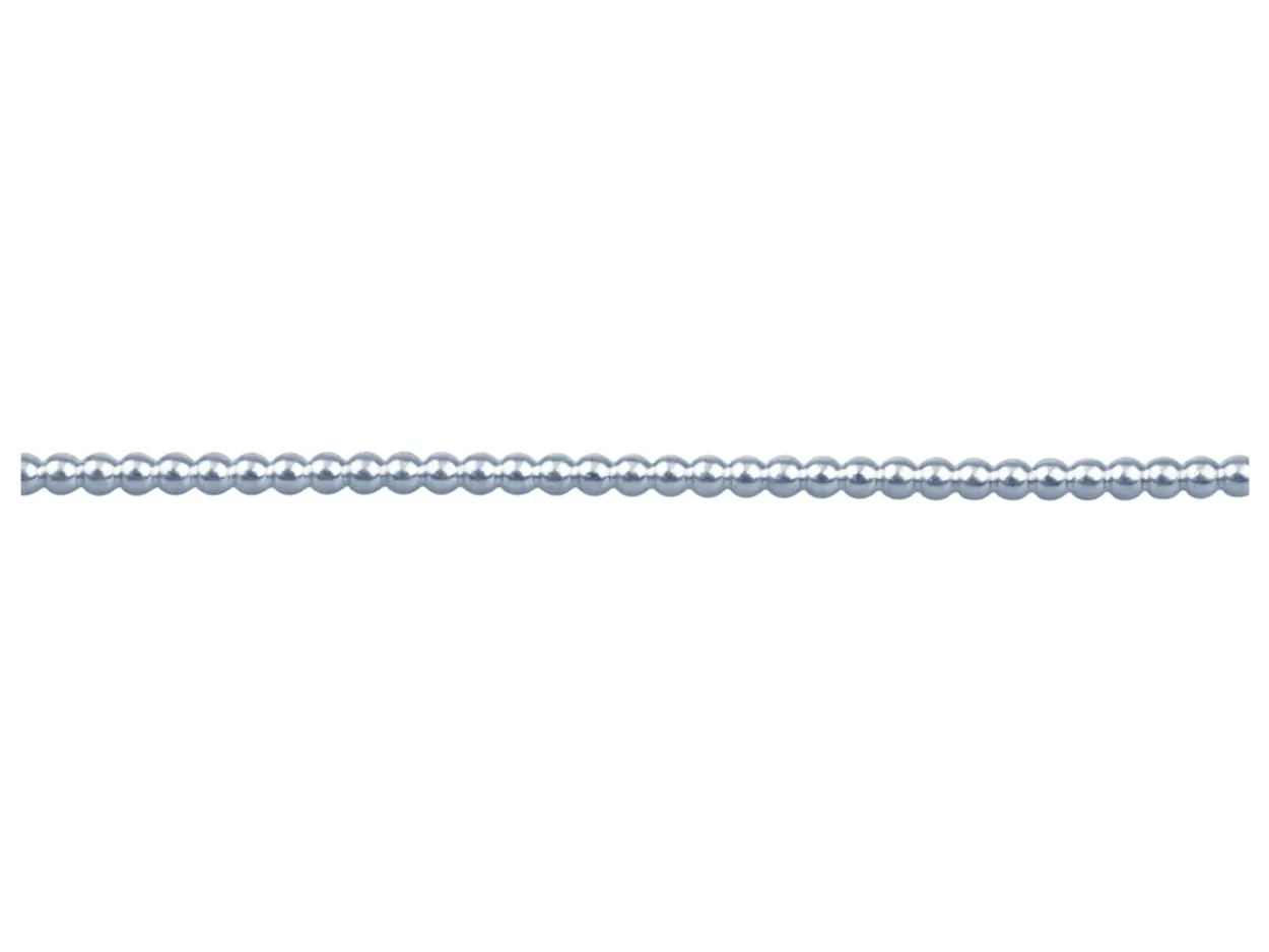 Sterling Silver Beaded Wire 2mm
