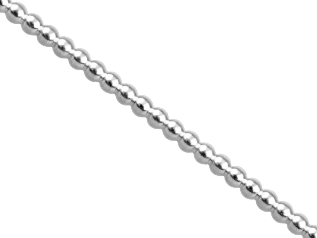Sterling Silver Beaded Wire 2.5mm