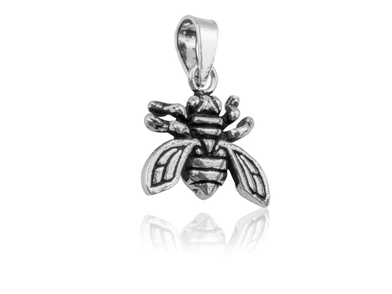 Sterling Silver Bee Design Pendant