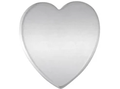 Sterling Silver Blank F12 0.80mm Pack of 20 Fully Annealed Solid Heart Shape 14.6mm X 12.8mm, 100% Recycled Silver