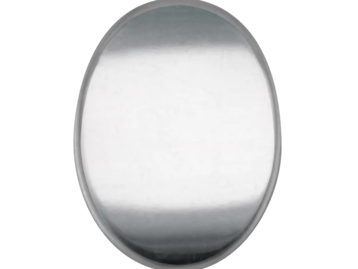 Sterling Silver Blank Kc8211 1.00mm Fully Annealed Oval 20.4mm X 15.3mm, 100% Recycled Silver