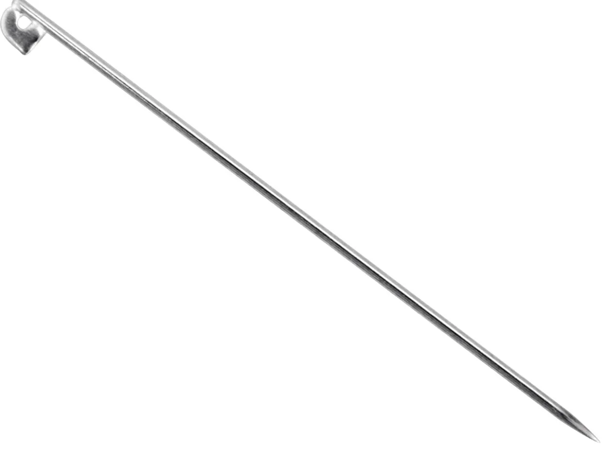 Sterling Silver Brooch Pin Flag 38mm/1.5", 100% Recycled Silver