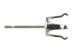 Sterling Silver Buttercup 4 Claw Ear Stud 6mm