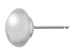 Sterling Silver Button Stud Earrings 5mm Pack of 6