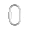 Sterling Silver Carabiner Connector 21mm X 12.5mm
