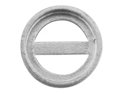 Sterling Silver Cast Setting, Round 8mm