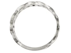 Sterling Silver Celtic Band Ring 8mm Wide Hallmarked Size R