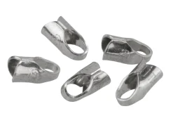 Sterling Silver Chain End Round Pack of 10 3mm Inside Diameter